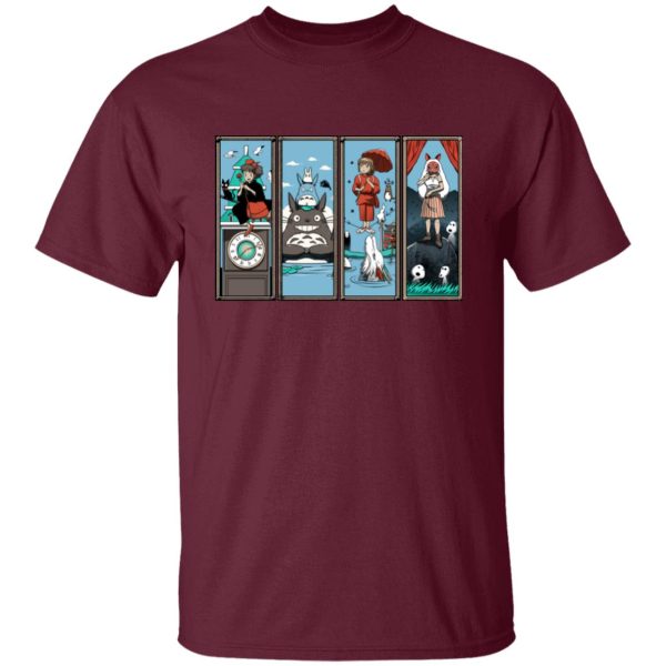 Ghibli Most Famous Movies Collection T Shirt-Apparel, Tshirt