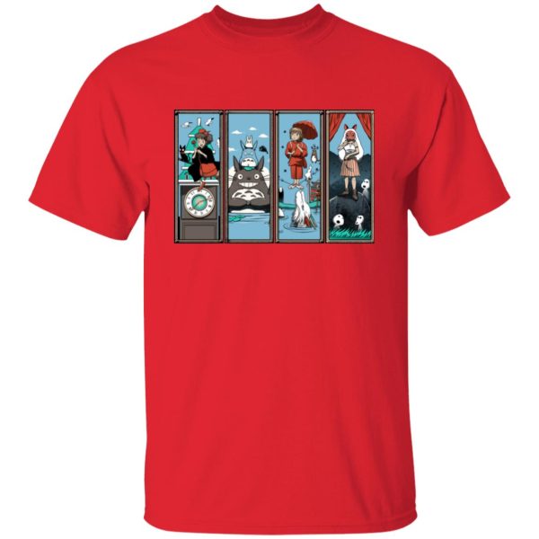 Ghibli Most Famous Movies Collection T Shirt-Apparel, Tshirt