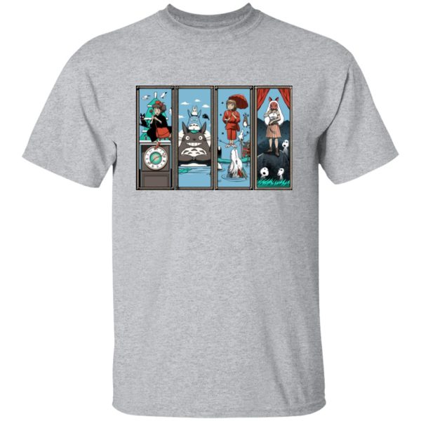 Ghibli Most Famous Movies Collection T Shirt-Apparel, Tshirt