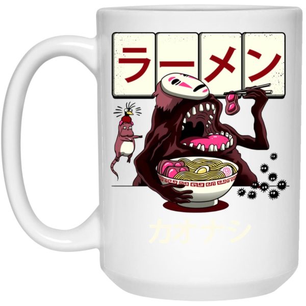 Chihiro From Spirited Away - Spirited Away Kaonashi Ramen Mug-Chihiro From Spirited Away, kaonashi, Mug, Spirited Away