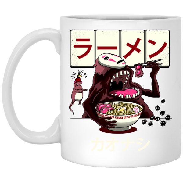 Chihiro From Spirited Away - Spirited Away Kaonashi Ramen Mug-Chihiro From Spirited Away, kaonashi, Mug, Spirited Away