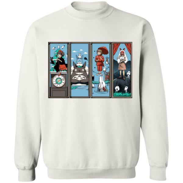 Ghibli Most Famous Movies Collection Sweatshirt-Apparel, Sweatshirt