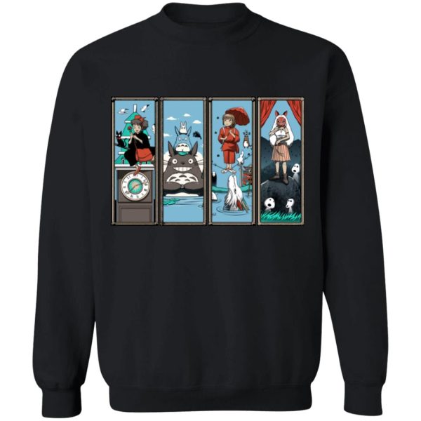 Ghibli Most Famous Movies Collection Sweatshirt-Apparel, Sweatshirt