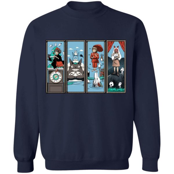 Ghibli Most Famous Movies Collection Sweatshirt-Apparel, Sweatshirt