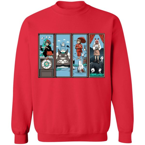 Ghibli Most Famous Movies Collection Sweatshirt-Apparel, Sweatshirt