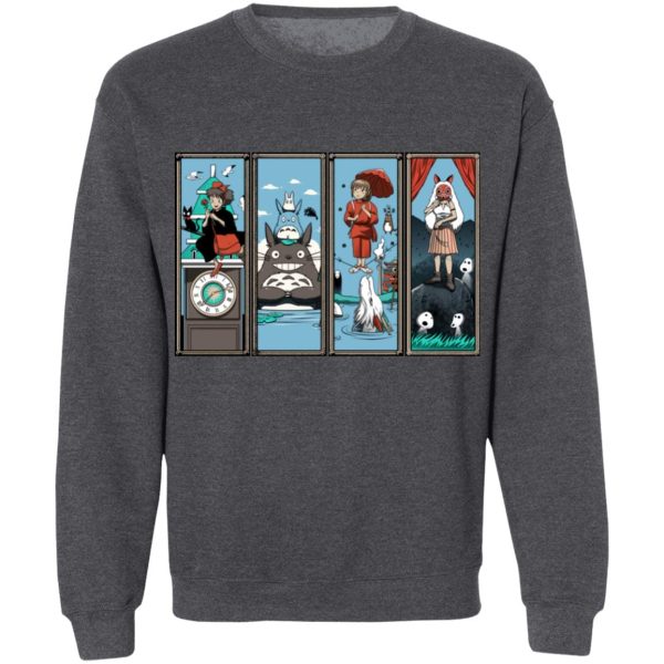 Ghibli Most Famous Movies Collection Sweatshirt-Apparel, Sweatshirt