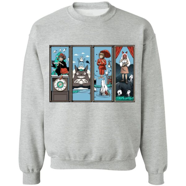 Ghibli Most Famous Movies Collection Sweatshirt-Apparel, Sweatshirt