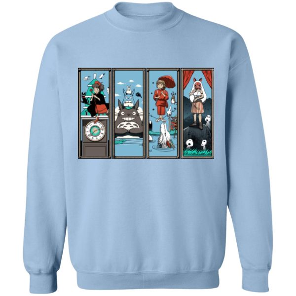 Ghibli Most Famous Movies Collection Sweatshirt-Apparel, Sweatshirt