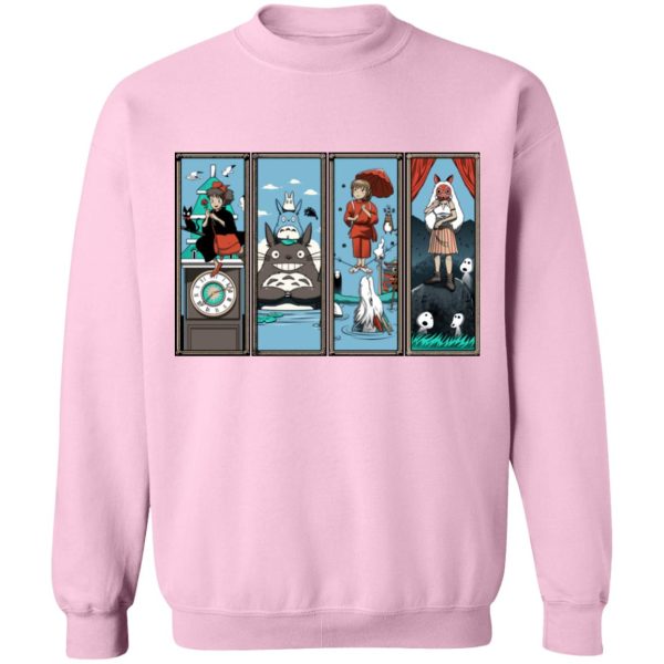 Ghibli Most Famous Movies Collection Sweatshirt-Apparel, Sweatshirt