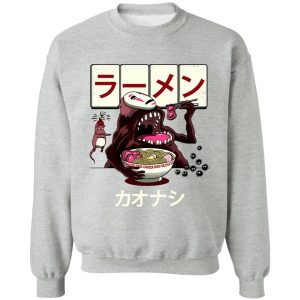 Spirited Away Sen To Chihiro No Kamikakushi - Spirited Away Kaonashi Ramen Sweatshirt-Apparel, kaonashi, no face, No Face From Spirited Away, Spirited Away, Spirited Away Sen To Chihiro No Kamikakushi, Sweatshirt