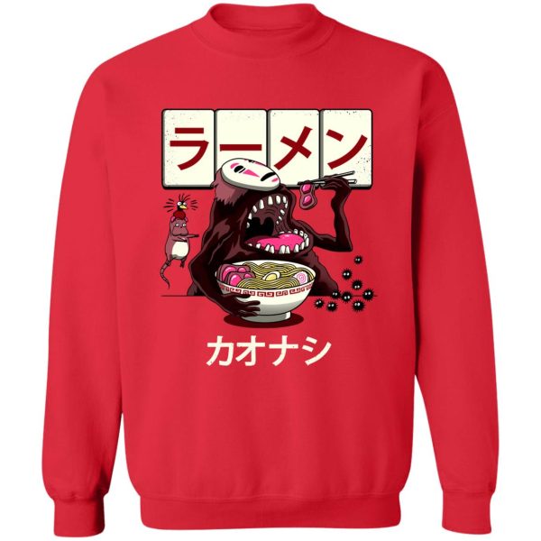 Spirited Away Sen To Chihiro No Kamikakushi - Spirited Away Kaonashi Ramen Sweatshirt-Apparel, kaonashi, no face, No Face From Spirited Away, Spirited Away, Spirited Away Sen To Chihiro No Kamikakushi, Sweatshirt