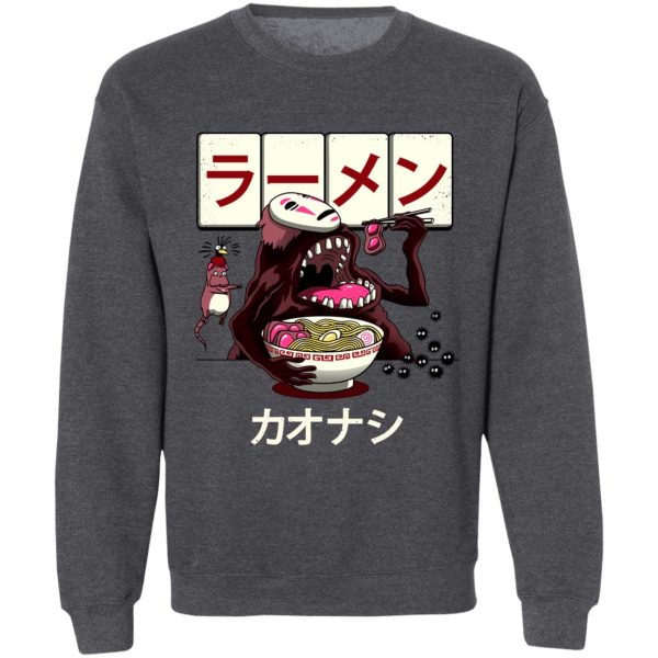 Spirited Away Sen To Chihiro No Kamikakushi - Spirited Away Kaonashi Ramen Sweatshirt-Apparel, kaonashi, no face, No Face From Spirited Away, Spirited Away, Spirited Away Sen To Chihiro No Kamikakushi, Sweatshirt