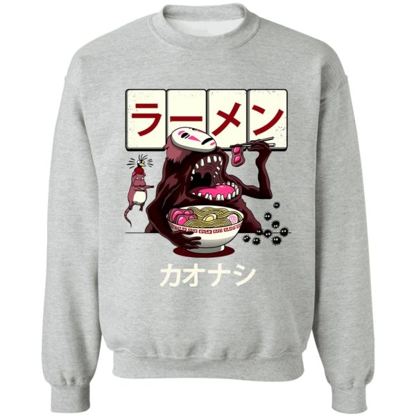 Spirited Away Sen To Chihiro No Kamikakushi - Spirited Away Kaonashi Ramen Sweatshirt-Apparel, kaonashi, no face, No Face From Spirited Away, Spirited Away, Spirited Away Sen To Chihiro No Kamikakushi, Sweatshirt