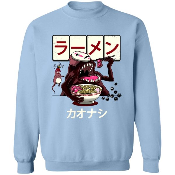 Spirited Away Sen To Chihiro No Kamikakushi - Spirited Away Kaonashi Ramen Sweatshirt-Apparel, kaonashi, no face, No Face From Spirited Away, Spirited Away, Spirited Away Sen To Chihiro No Kamikakushi, Sweatshirt