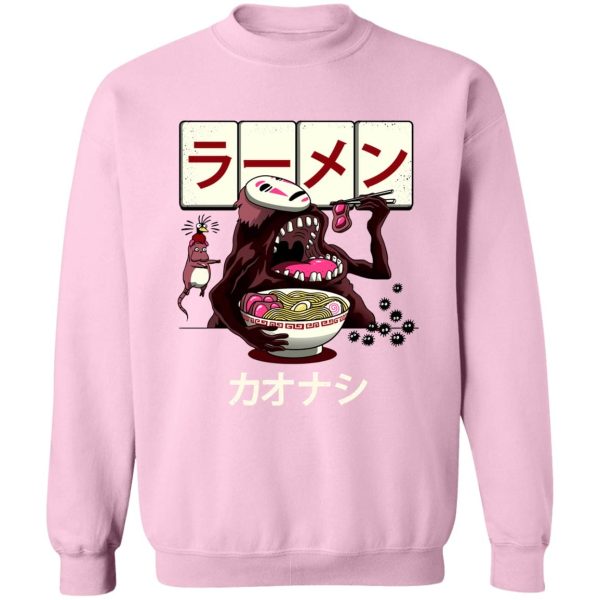 Spirited Away Sen To Chihiro No Kamikakushi - Spirited Away Kaonashi Ramen Sweatshirt-Apparel, kaonashi, no face, No Face From Spirited Away, Spirited Away, Spirited Away Sen To Chihiro No Kamikakushi, Sweatshirt