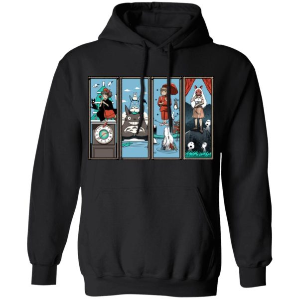 Ghibli Most Famous Movies Collection Hoodie-Apparel, Hoodie