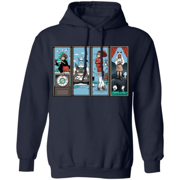 Ghibli Most Famous Movies Collection Hoodie-Apparel, Hoodie