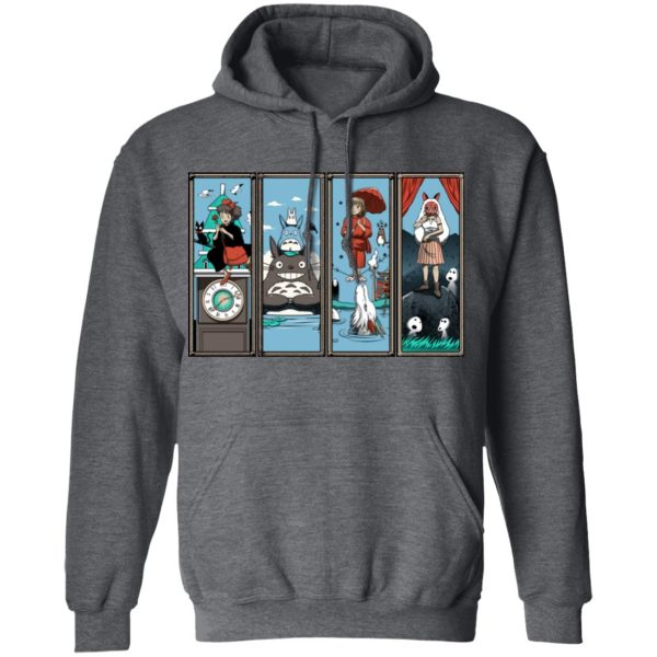 Ghibli Most Famous Movies Collection Hoodie-Apparel, Hoodie