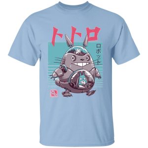 My Neighbour Totoro Cast - Totoro Bot T Shirt-Apparel, My Neighbor Totoro, My Neighbour Totoro Cast, Tshirt