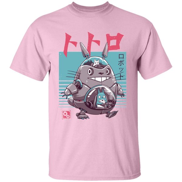 My Neighbour Totoro Cast - Totoro Bot T Shirt-Apparel, My Neighbor Totoro, My Neighbour Totoro Cast, Tshirt