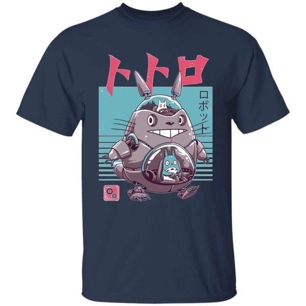 My Neighbour Totoro Cast - Totoro Bot T Shirt-Apparel, My Neighbor Totoro, My Neighbour Totoro Cast, Tshirt