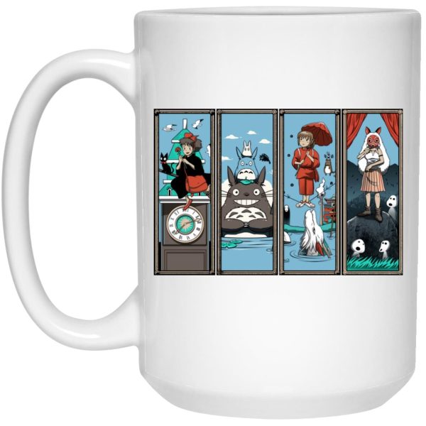 Ghibli Most Famous Movies Collection Mug-House Decor, Mug