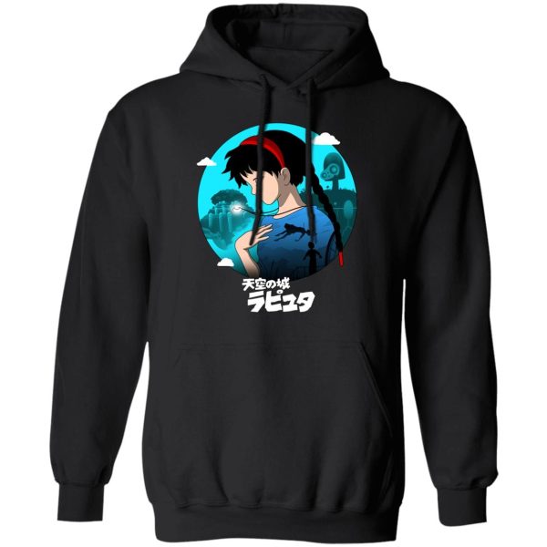 Laputa Castle In The Sky Cast - Laputa: Castle in The Sky Hoodie-Apparel, Hoodie, Laputa Castle In The Sky Cast, Laputa: Castle in the Sky