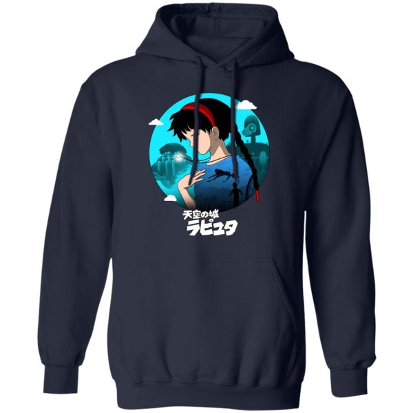 Laputa Castle In The Sky Cast - Laputa: Castle in The Sky Hoodie-Apparel, Hoodie, Laputa Castle In The Sky Cast, Laputa: Castle in the Sky