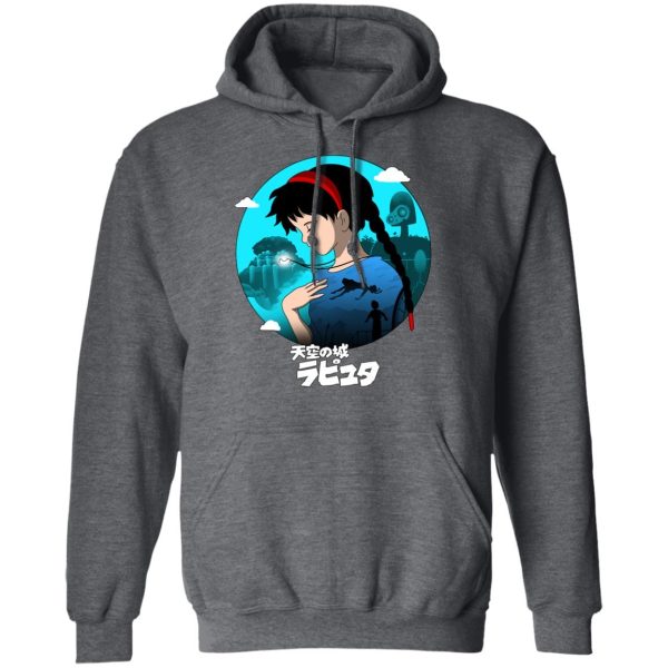 Laputa Castle In The Sky Cast - Laputa: Castle in The Sky Hoodie-Apparel, Hoodie, Laputa Castle In The Sky Cast, Laputa: Castle in the Sky