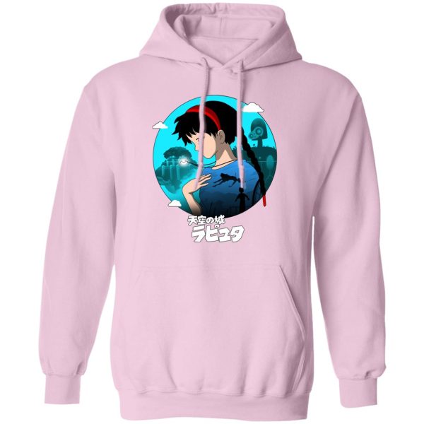 Laputa Castle In The Sky Cast - Laputa: Castle in The Sky Hoodie-Apparel, Hoodie, Laputa Castle In The Sky Cast, Laputa: Castle in the Sky