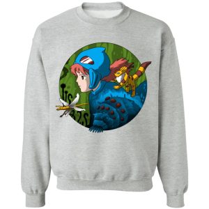 Nausicaa of the Valley Of The Wind Sweatshirt-Apparel, Sweatshirt