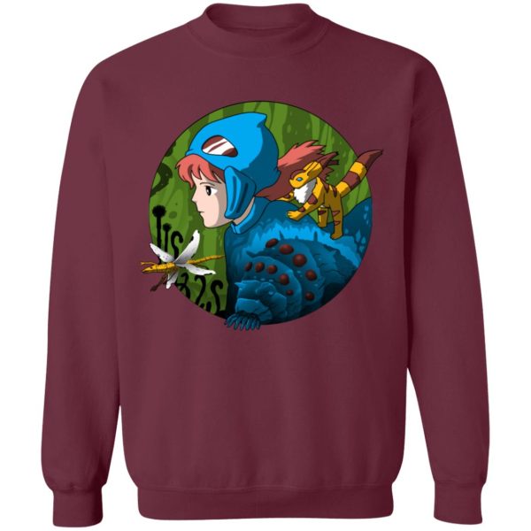 Nausicaa of the Valley Of The Wind Sweatshirt-Apparel, Sweatshirt