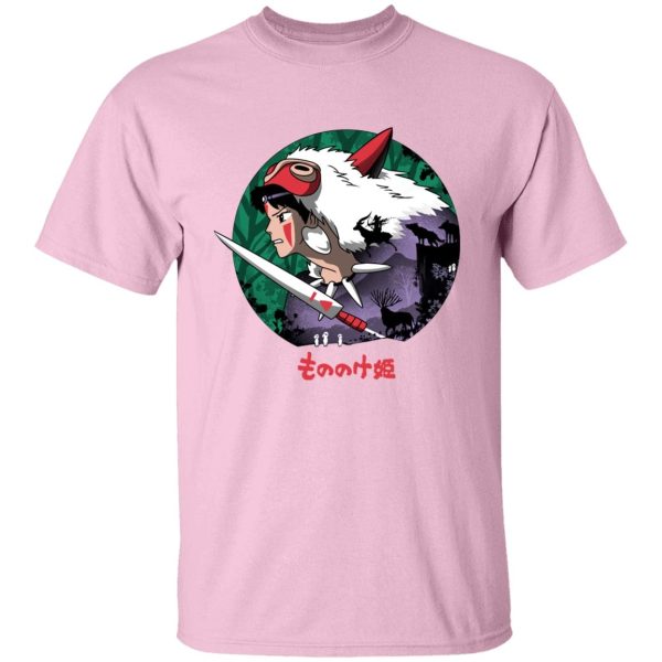 Princess Mononoke Wolf - Princess Mononoke’s Journey T Shirt-Apparel, princess mononoke, Princess Mononoke Wolf, Tshirt