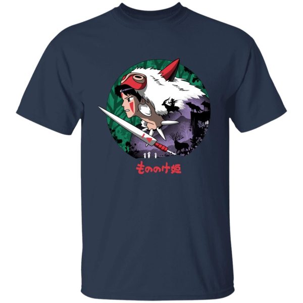 Princess Mononoke Wolf - Princess Mononoke’s Journey T Shirt-Apparel, princess mononoke, Princess Mononoke Wolf, Tshirt