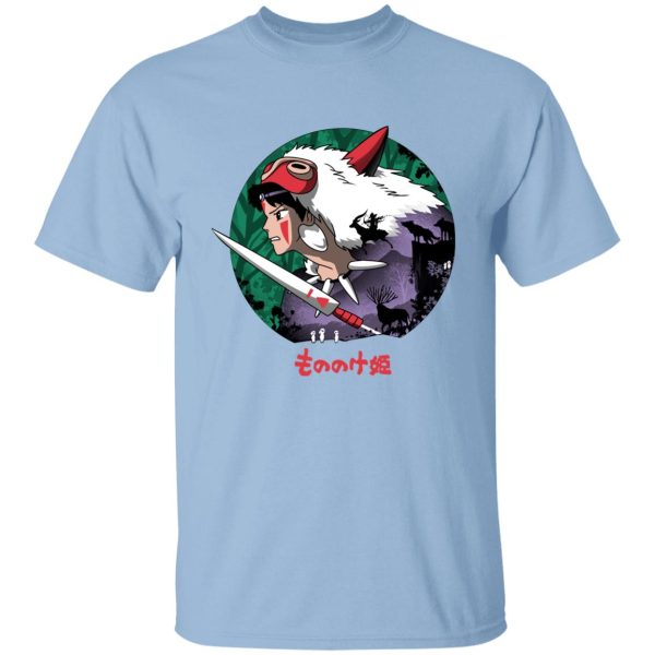 Princess Mononoke Wolf - Princess Mononoke’s Journey T Shirt-Apparel, princess mononoke, Princess Mononoke Wolf, Tshirt