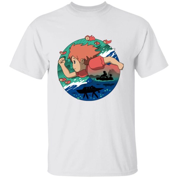 What Made Ponyo Human - Ponyo’s Journey T Shirt-Apparel, ponyo, Tshirt, What Made Ponyo Human