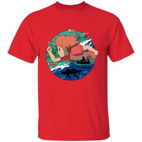 What Made Ponyo Human - Ponyo’s Journey T Shirt-Apparel, ponyo, Tshirt, What Made Ponyo Human