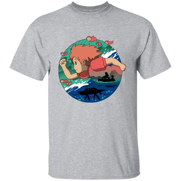 What Made Ponyo Human - Ponyo’s Journey T Shirt-Apparel, ponyo, Tshirt, What Made Ponyo Human