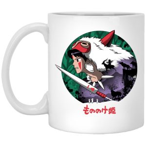 Ashitaka Princess Mononoke - Princess Mononoke’s Journey Mug-Ashitaka Princess Mononoke, House Decor, Mug, princess mononoke