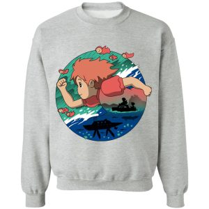 Ponyo Mother - Ponyo’s Journey Sweatshirt-Apparel, ponyo, Ponyo Mother, Sweatshirt