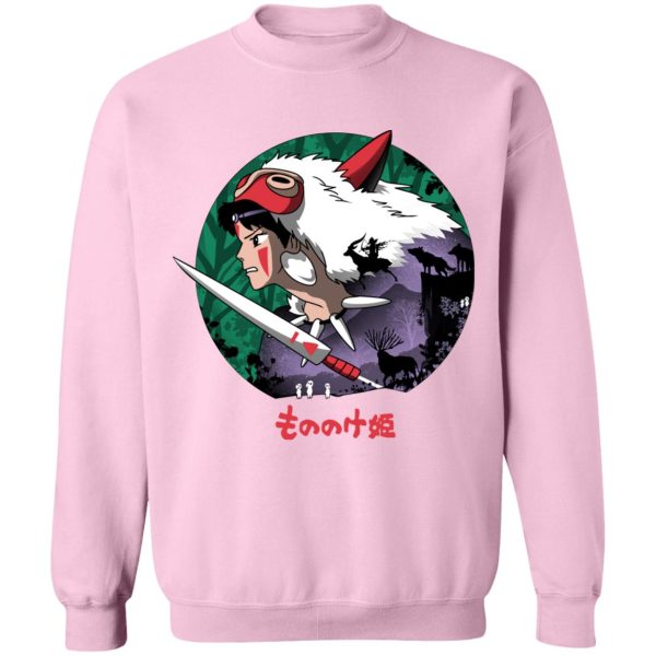 Princess Mononoke In Theaters - Princess Mononoke’s Journey Sweatshirt-Apparel, princess mononoke, Princess Mononoke In Theaters, Sweatshirt