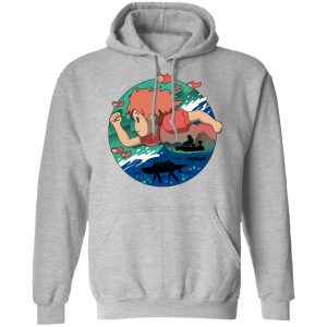 Anime Ponyo - Ponyo’s Journey Hoodie-Anime Ponyo, Apparel, Hoodie, ponyo