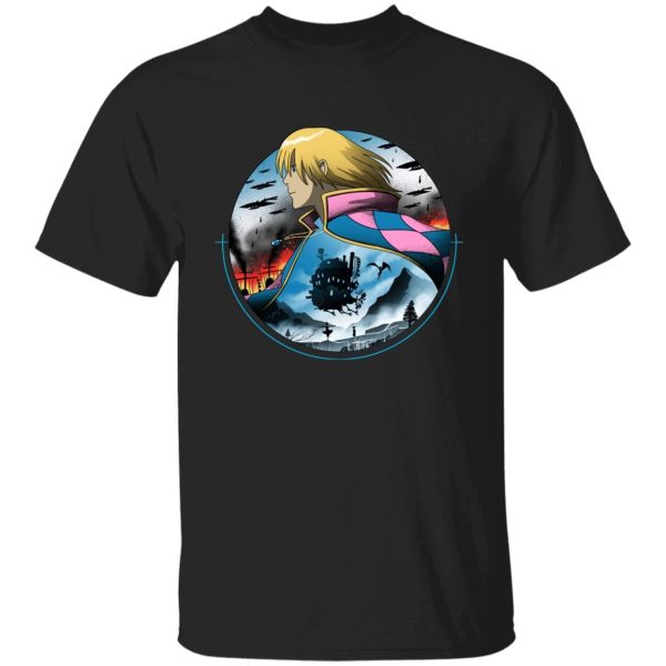 Christian Bale In Howl's Moving Castle - Howl’s Moving Castle – The Journey T Shirt-Apparel, Christian Bale In Howl's Moving Castle, Howl's Moving Castle, Tshirt