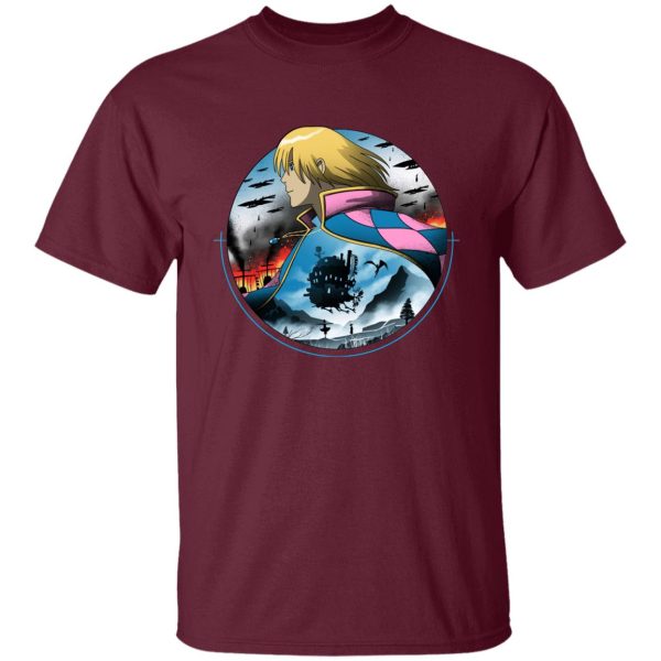 Christian Bale In Howl's Moving Castle - Howl’s Moving Castle – The Journey T Shirt-Apparel, Christian Bale In Howl's Moving Castle, Howl's Moving Castle, Tshirt