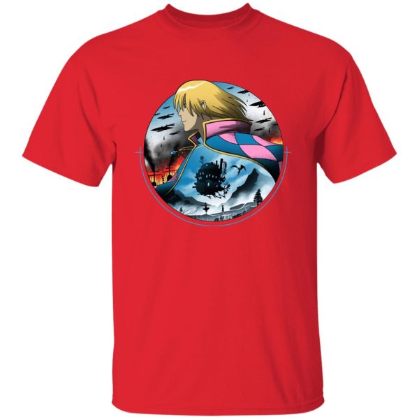 Christian Bale In Howl's Moving Castle - Howl’s Moving Castle – The Journey T Shirt-Apparel, Christian Bale In Howl's Moving Castle, Howl's Moving Castle, Tshirt