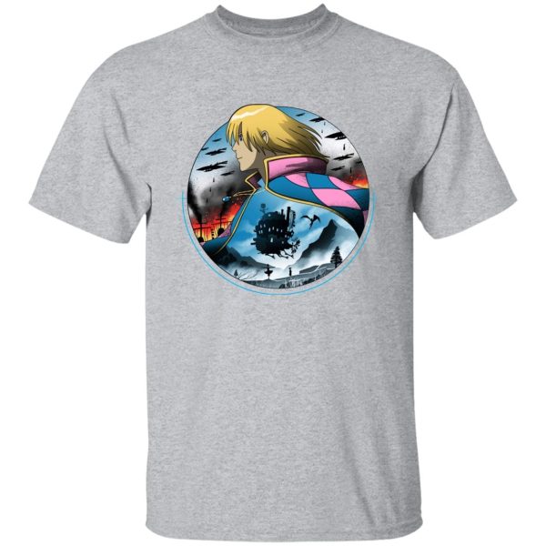 Christian Bale In Howl's Moving Castle - Howl’s Moving Castle – The Journey T Shirt-Apparel, Christian Bale In Howl's Moving Castle, Howl's Moving Castle, Tshirt