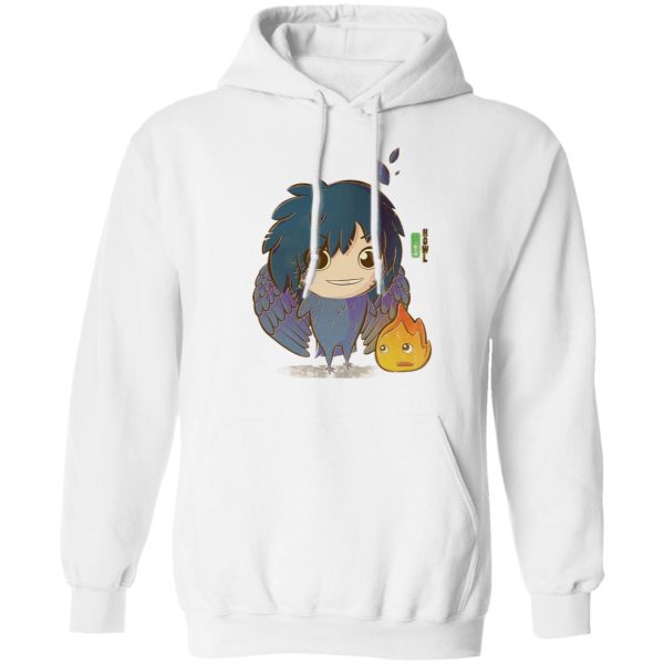 Cast Of Howl's Moving Castle - Howl’s Moving Castle – Howl Chibi Hoodie-Apparel, Cast Of Howl's Moving Castle, Hoodie, Howl's Moving Castle