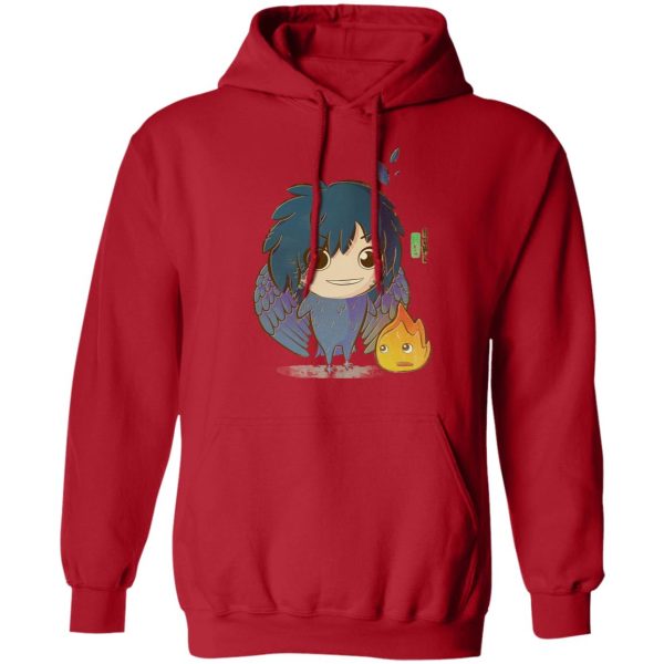 Cast Of Howl's Moving Castle - Howl’s Moving Castle – Howl Chibi Hoodie-Apparel, Cast Of Howl's Moving Castle, Hoodie, Howl's Moving Castle