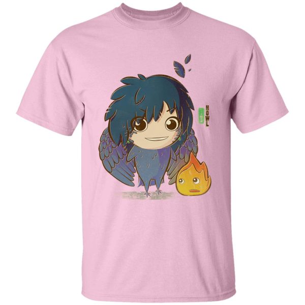 Howl In Howl's Moving Castle - Howl’s Moving Castle – Howl Chibi T Shirt-Apparel, Howl In Howl's Moving Castle, Howl's Moving Castle, Tshirt