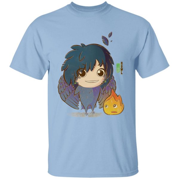 Howl In Howl's Moving Castle - Howl’s Moving Castle – Howl Chibi T Shirt-Apparel, Howl In Howl's Moving Castle, Howl's Moving Castle, Tshirt